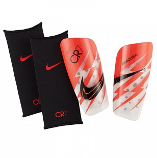 Щитки футбольные Nike Mercurial Lite - Black/Red