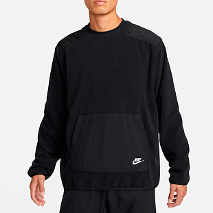 Толстовка Nike Sportswear Fleece Crew Winter DD4854-010 SR