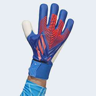 Вратарские перчатки  Adidas PRED GL COM HIRBLU/TURBO/WHITE  H43776