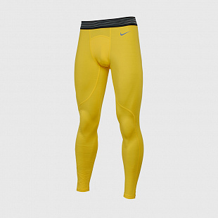 Лосины компрессионные Nike GFA Hyperwarm Tight - Yellow