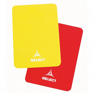 Карточки судейские Select - Red/Yellow